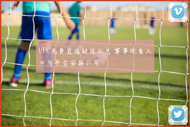 UFC免费直播链接汇总 赛事观看入口与平台安排公布